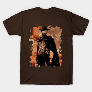 The Good, The Bad, & The Ugly - Brown Watercolor Splash T-Shirt